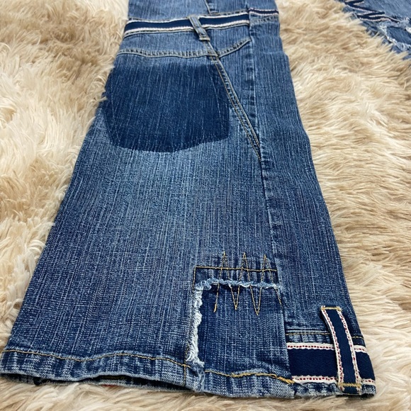 Vintage Pepe Distressed Patchwork Jeans - Picture 3 of 11